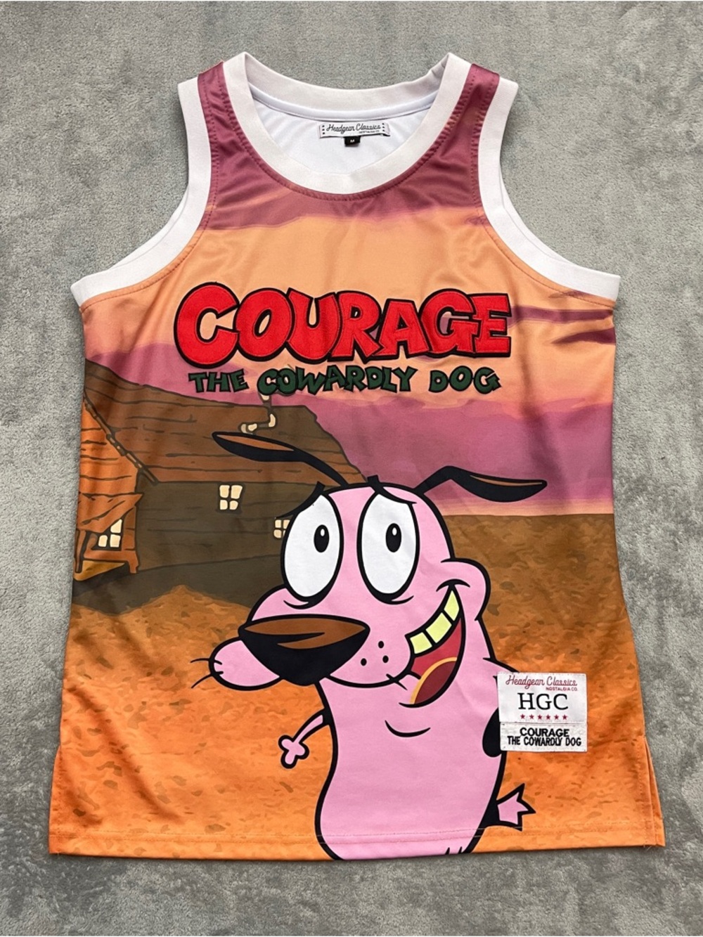 Headgear Classics Courage The Cowardly Dog Size Medium Jersey